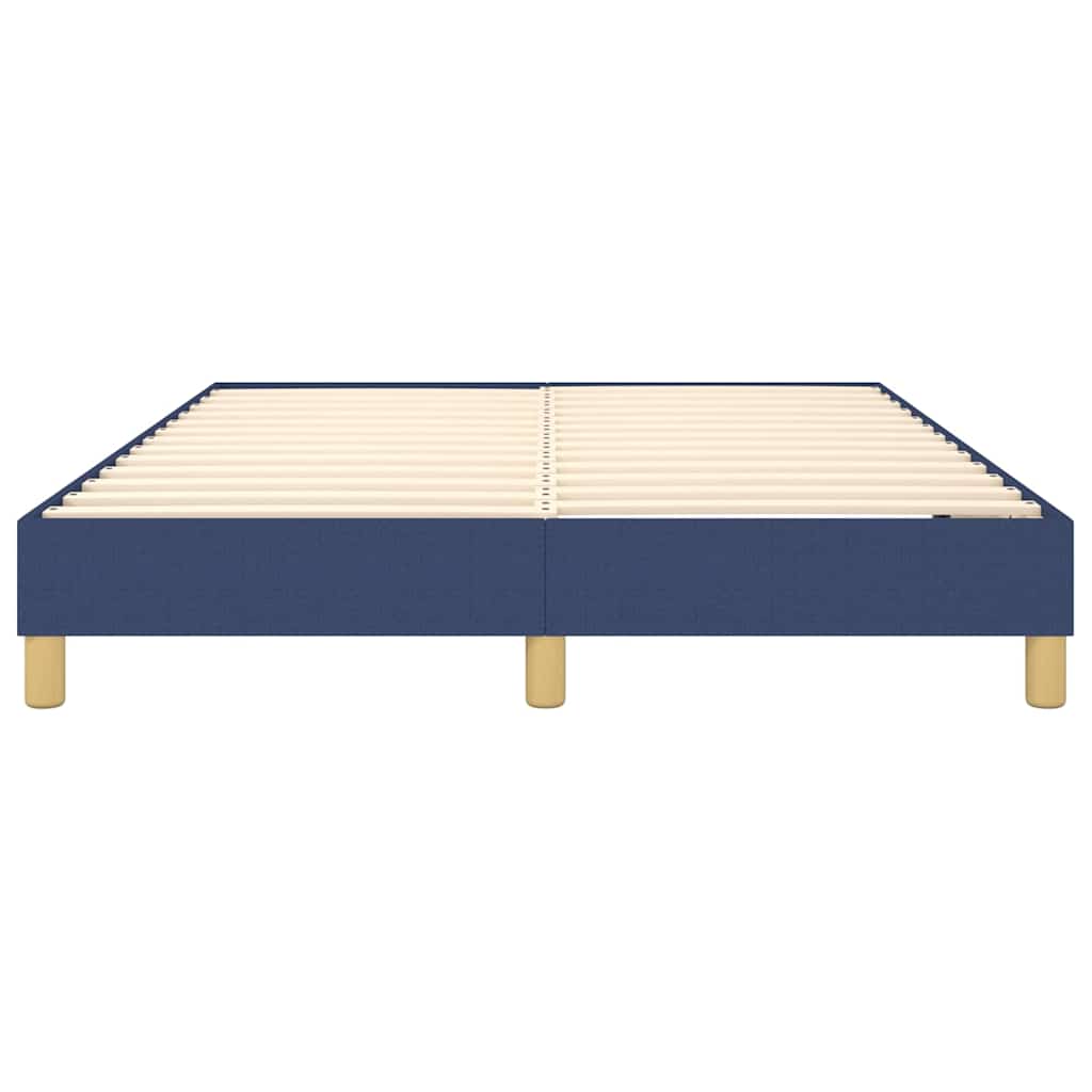 Boxspringbettgestell Blau 140x190 cm Stoff