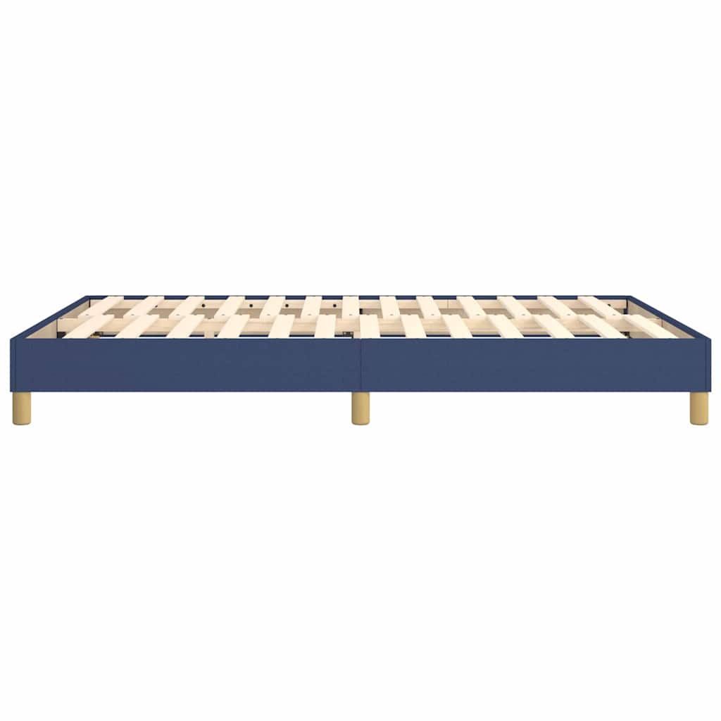 Boxspringbettgestell Blau 140x190 cm Stoff
