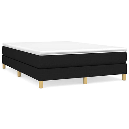 Boxspringbettgestell Schwarz 140x200 cm Stoff
