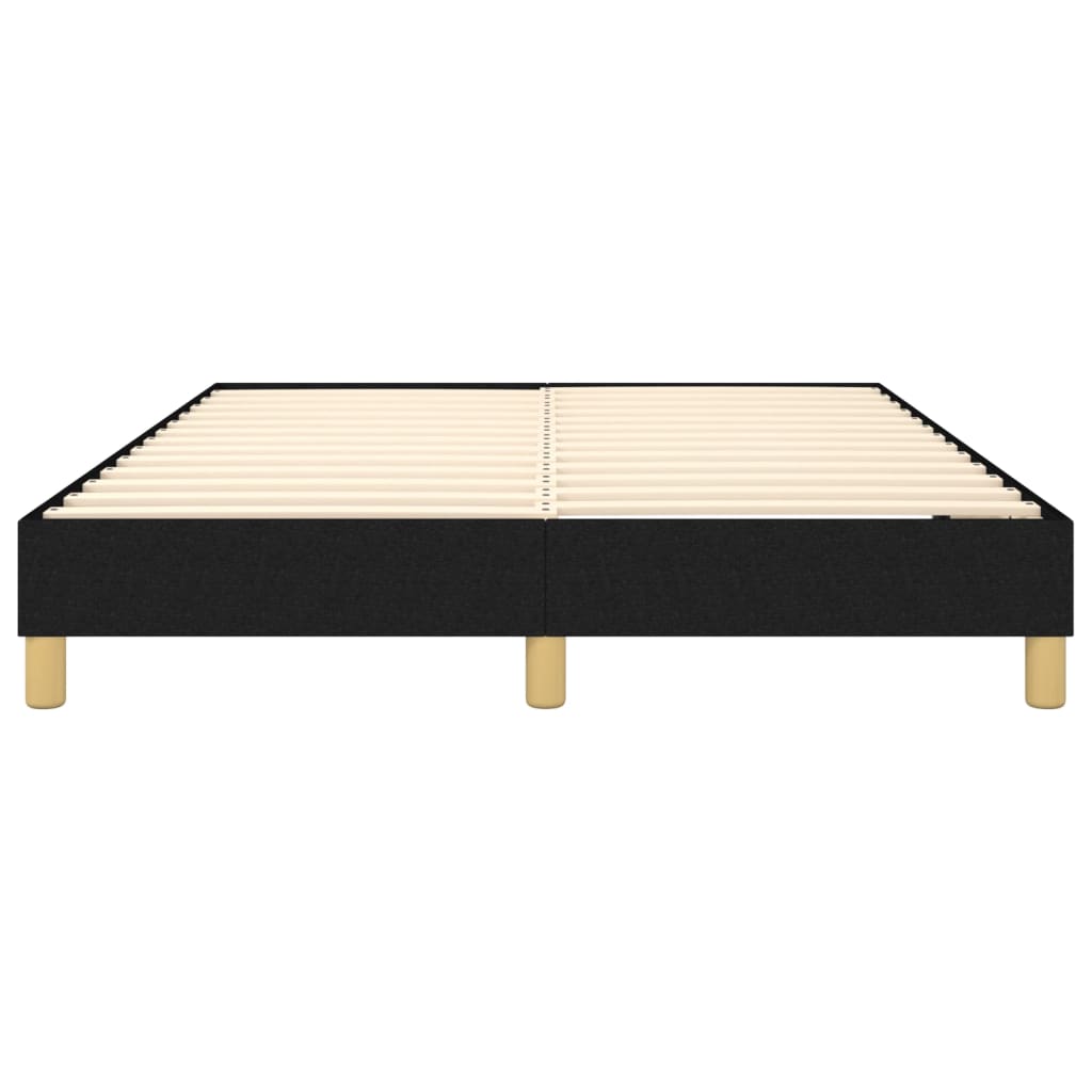 Boxspringbettgestell Schwarz 140x200 cm Stoff
