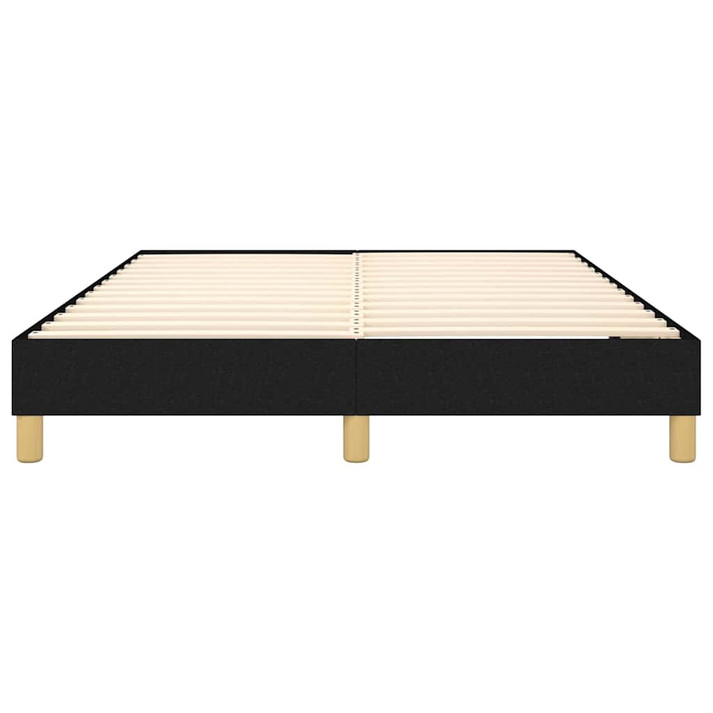 Boxspringbettgestell Schwarz 140x200 cm Stoff