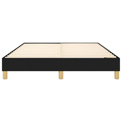 Boxspringbettgestell Schwarz 140x200 cm Stoff
