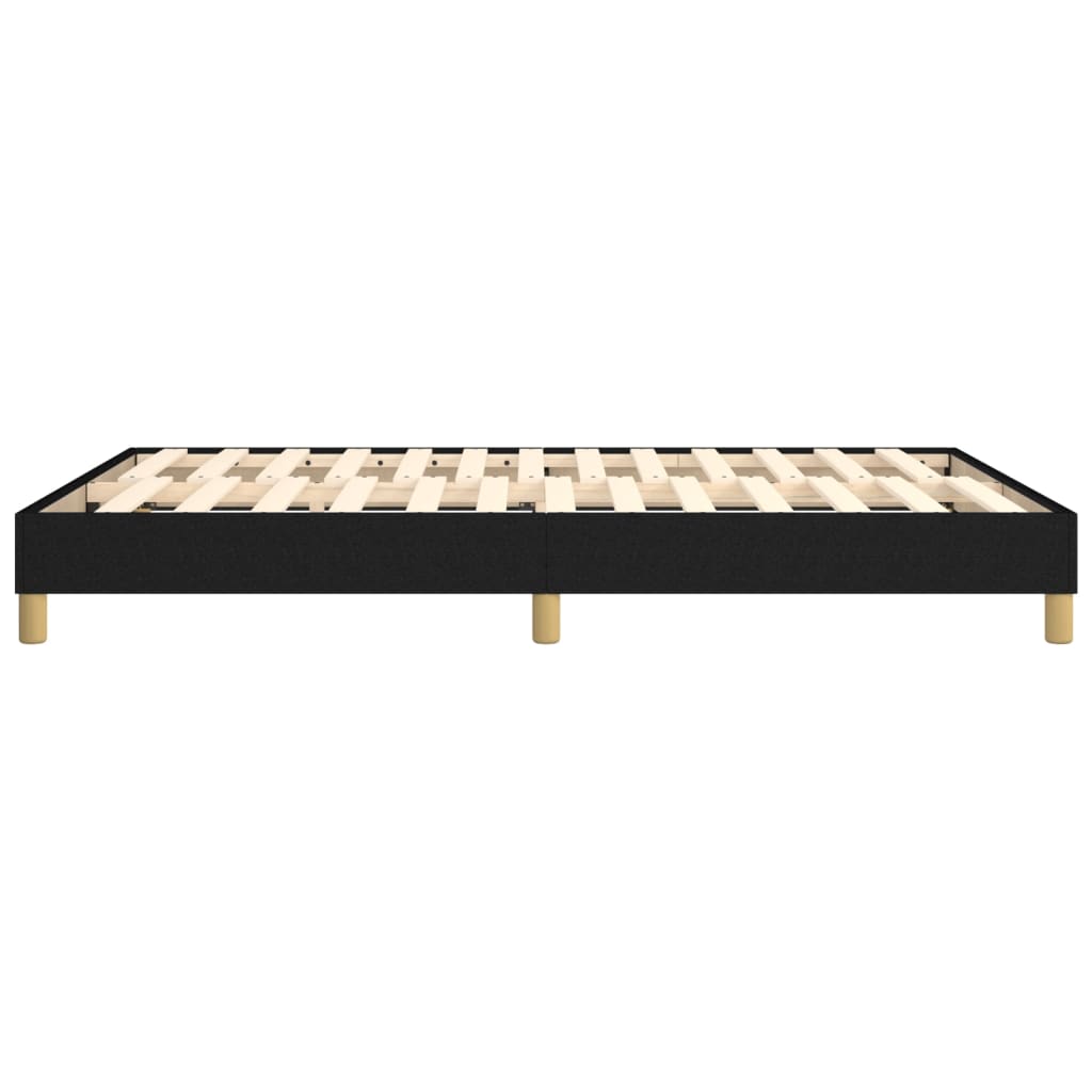 Boxspringbettgestell Schwarz 140x200 cm Stoff