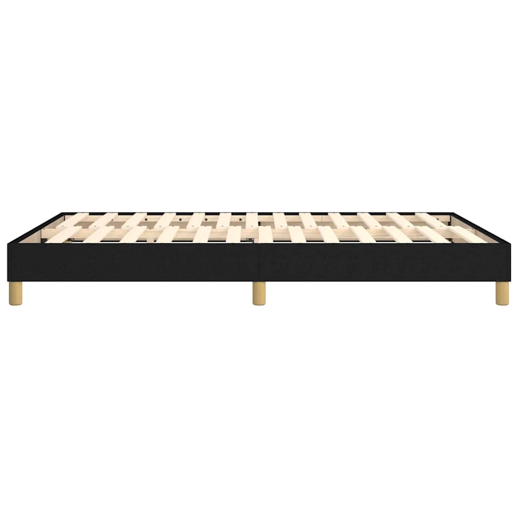 Boxspringbettgestell Schwarz 140x200 cm Stoff