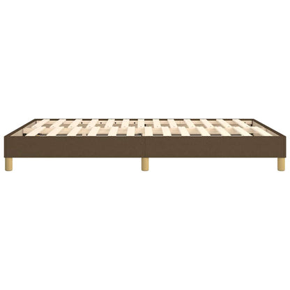 Boxspringbettgestell Dunkelbraun 140x200 cm Stoff