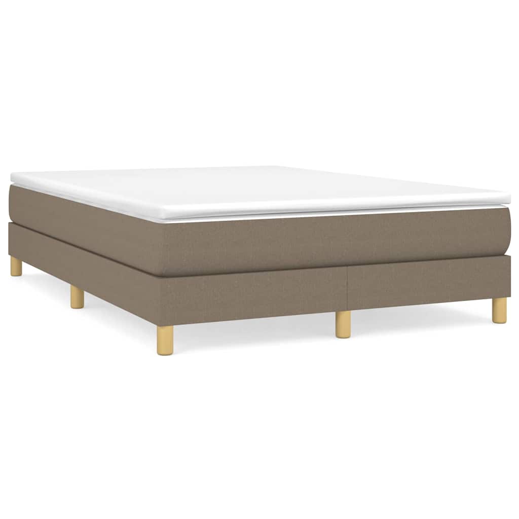 Boxspringbettgestell Taupe 140x200 cm Stoff