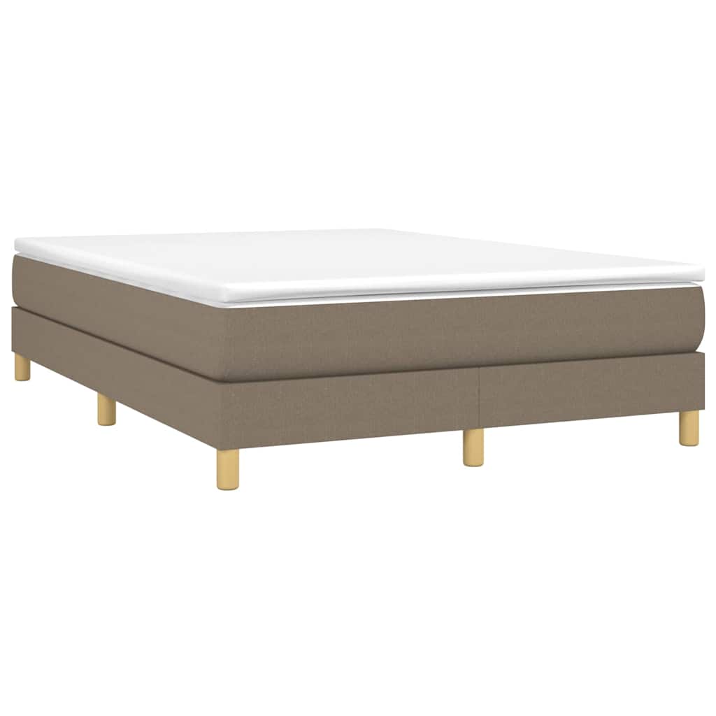 Boxspringbettgestell Taupe 140x200 cm Stoff