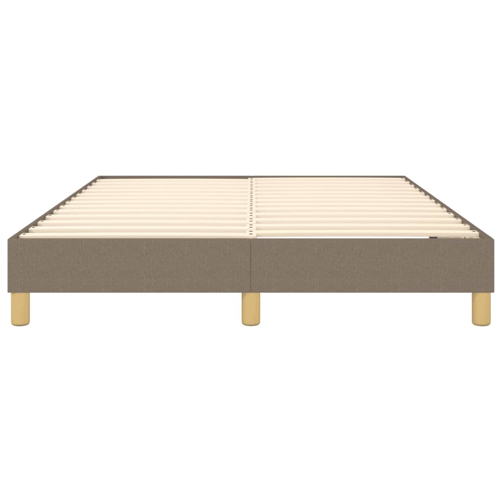 Boxspringbettgestell Taupe 140x200 cm Stoff