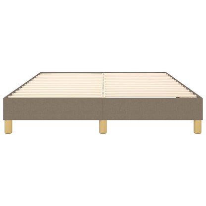 Boxspringbettgestell Taupe 140x200 cm Stoff