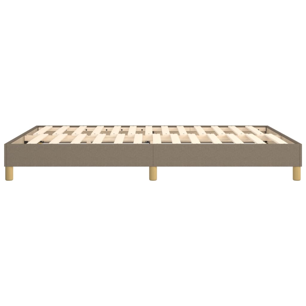 Boxspringbettgestell Taupe 140x200 cm Stoff