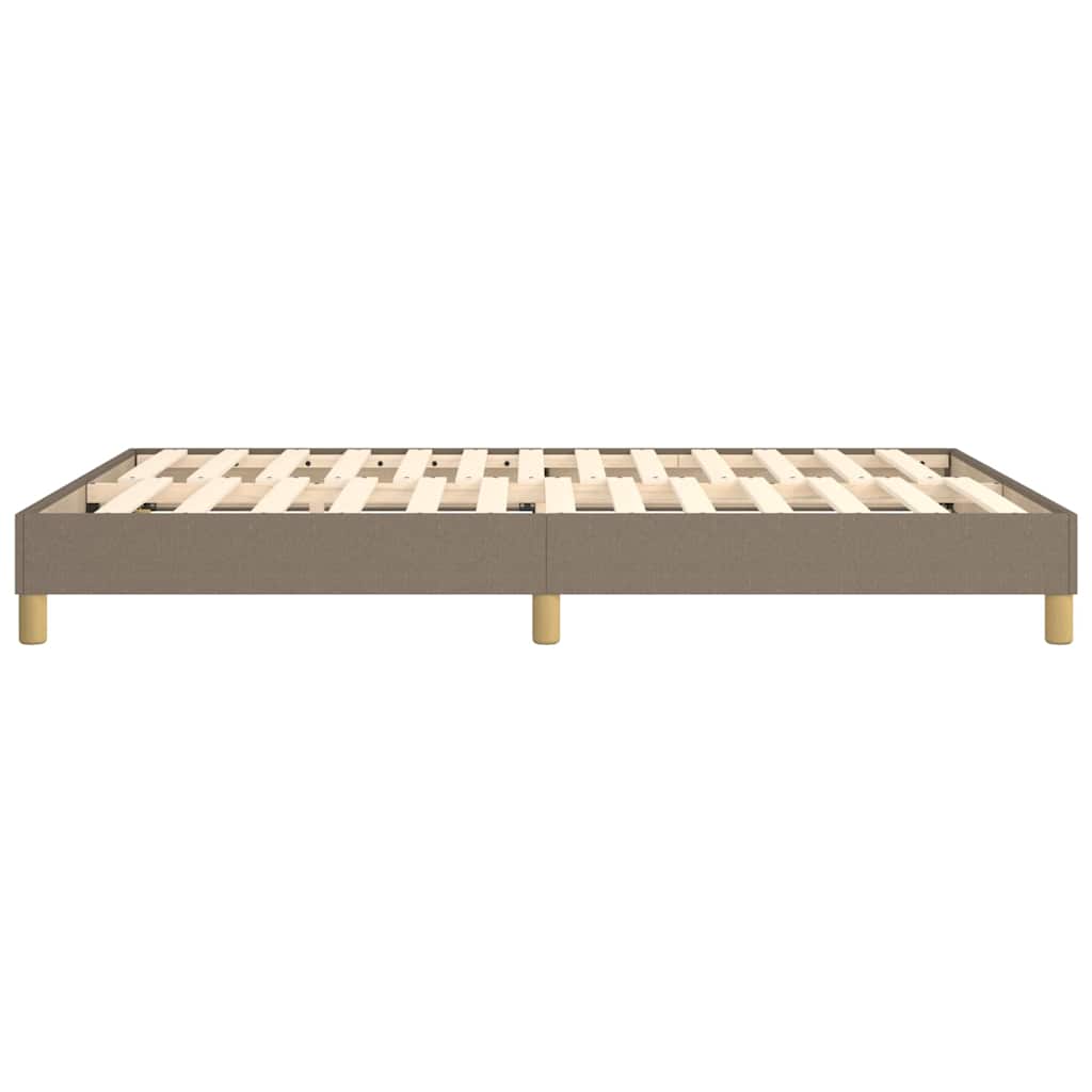 Boxspringbettgestell Taupe 140x200 cm Stoff