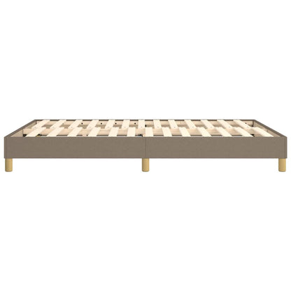 Boxspringbettgestell Taupe 140x200 cm Stoff