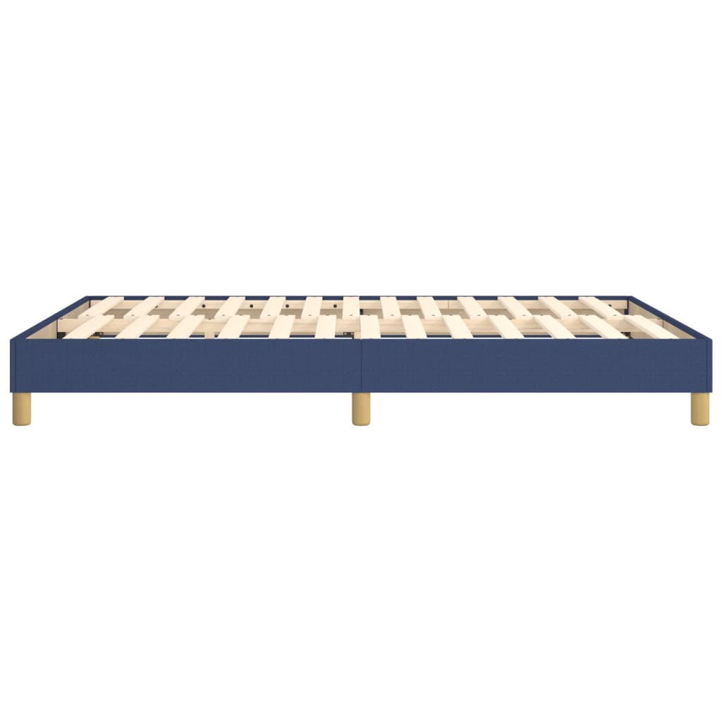 Boxspringbettgestell Blau 140x200 cm Stoff