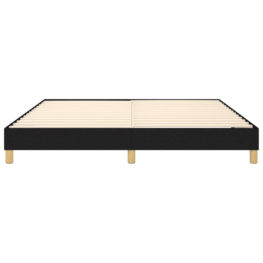 Boxspringbettgestell Schwarz 160x200 cm Stoff