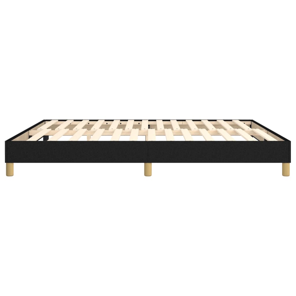 Boxspringbettgestell Schwarz 160x200 cm Stoff