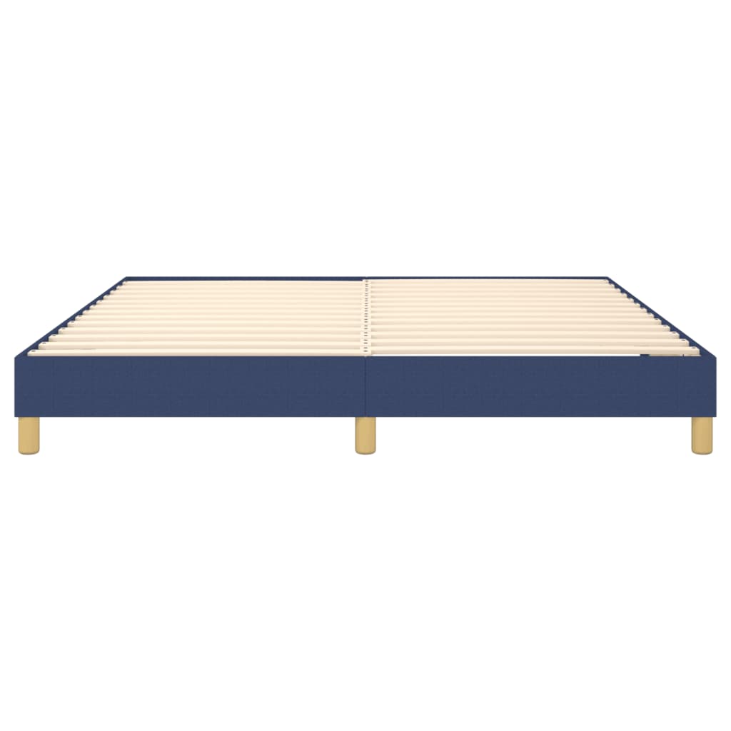 Boxspringbettgestell Blau 160x200 cm Stoff