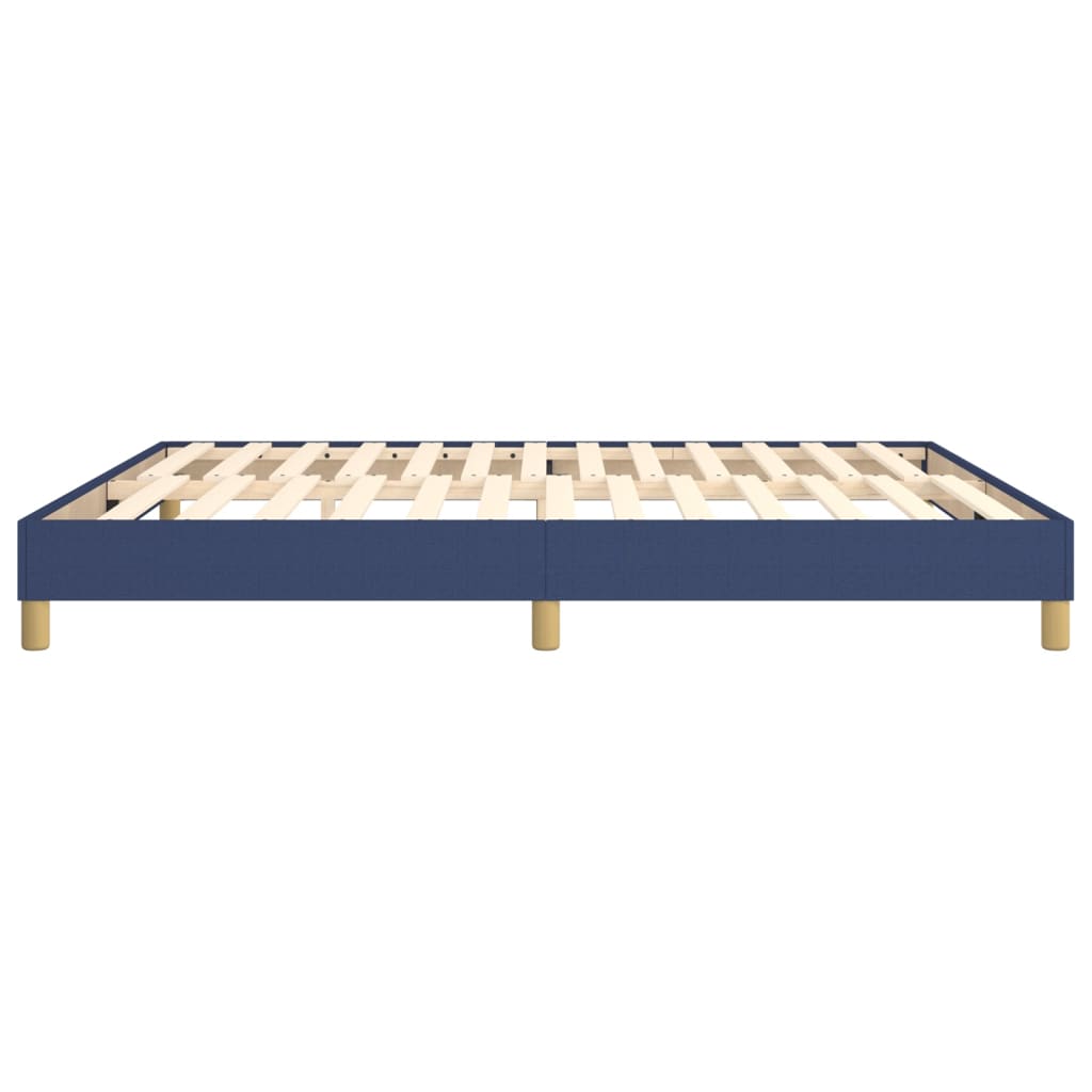 Boxspringbettgestell Blau 160x200 cm Stoff