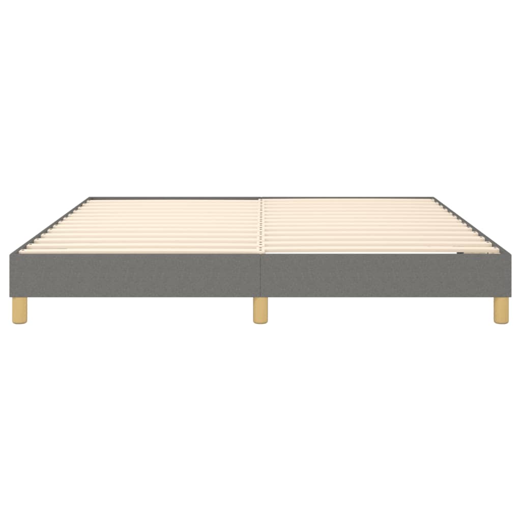 Boxspringbettgestell Dunkelgrau 180x200 cm Stoff