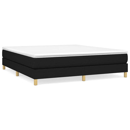 Boxspringbettgestell Schwarz 180x200 cm Stoff