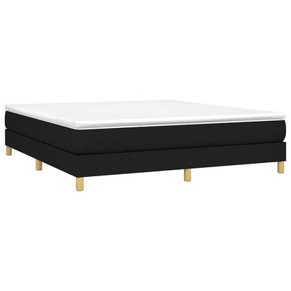 Boxspringbettgestell Schwarz 180x200 cm Stoff