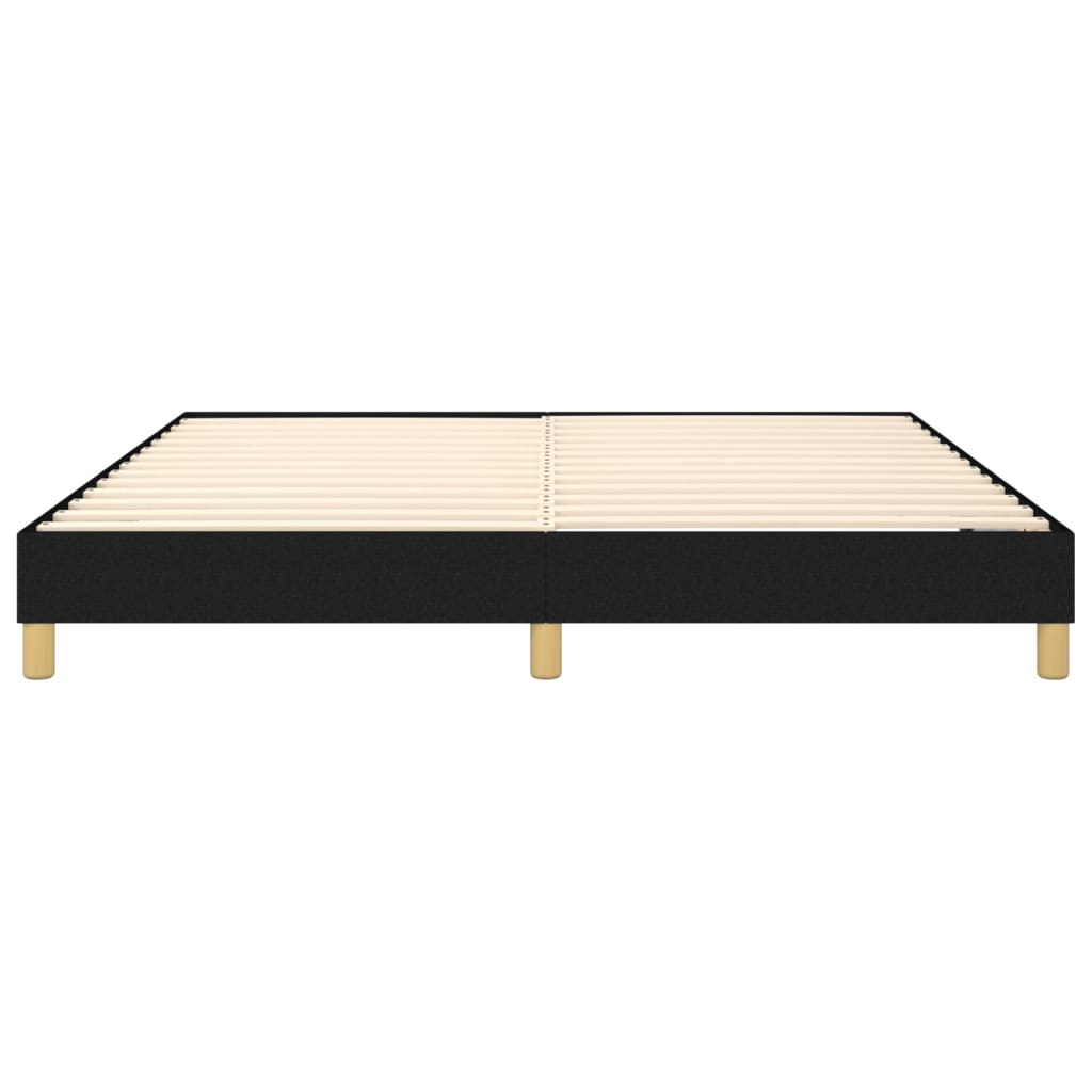 Boxspringbettgestell Schwarz 180x200 cm Stoff