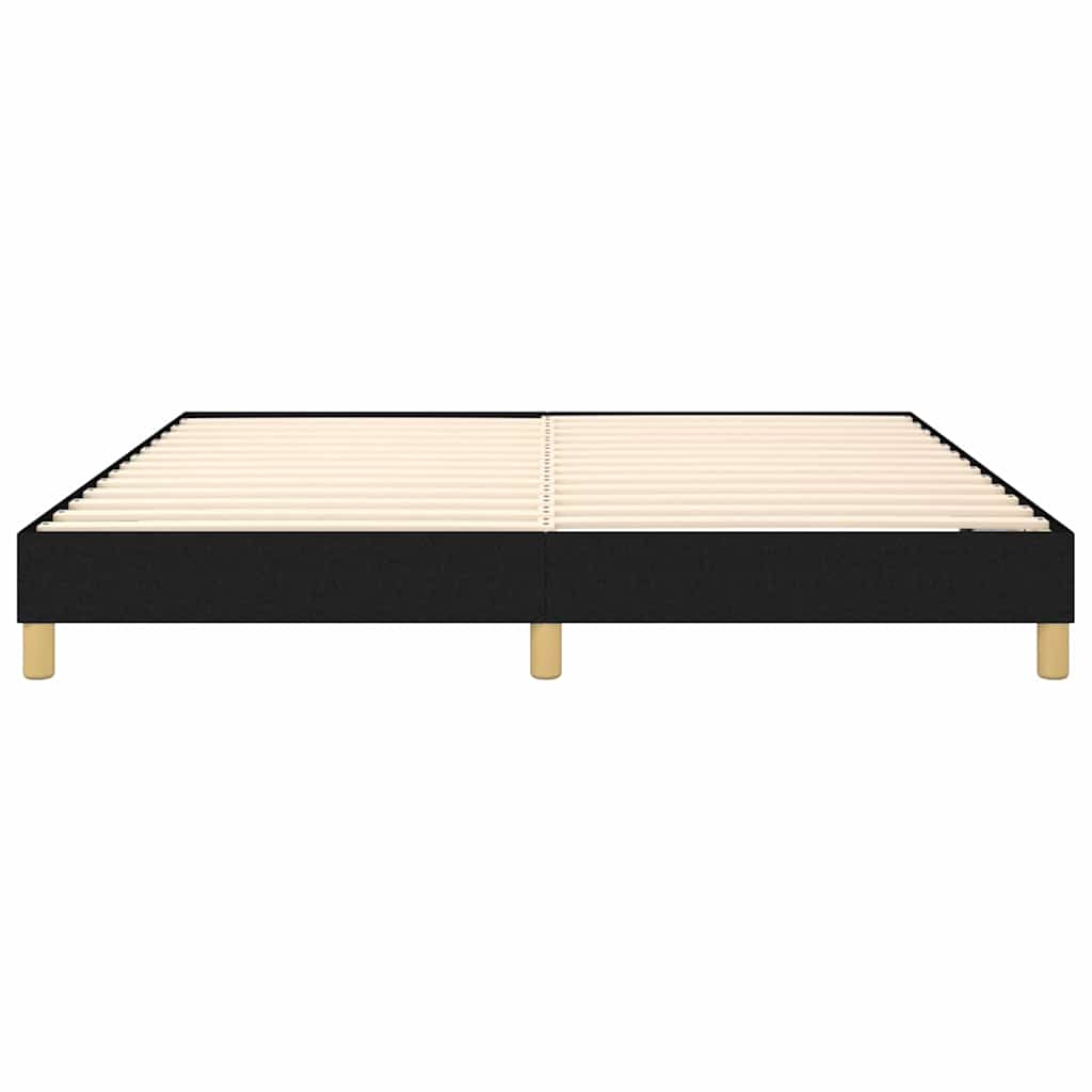 Boxspringbettgestell Schwarz 180x200 cm Stoff