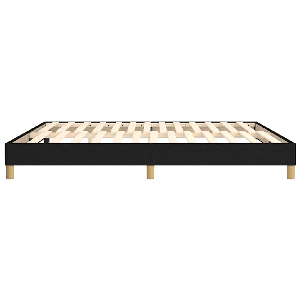 Boxspringbettgestell Schwarz 180x200 cm Stoff