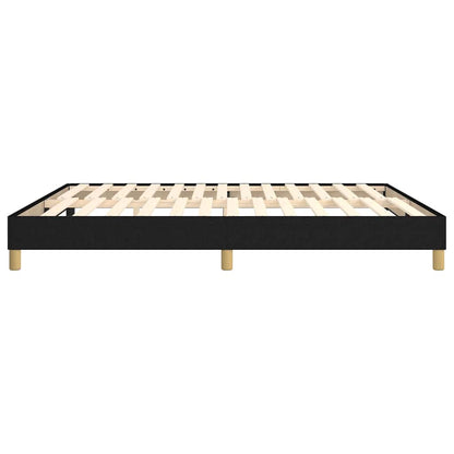Boxspringbettgestell Schwarz 180x200 cm Stoff