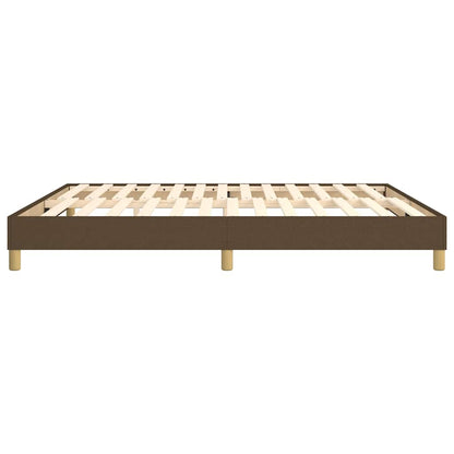 Boxspringbettgestell Dunkelbraun 180x200 cm Stoff