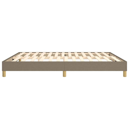 Boxspringbettgestell Taupe 180x200 cm Stoff