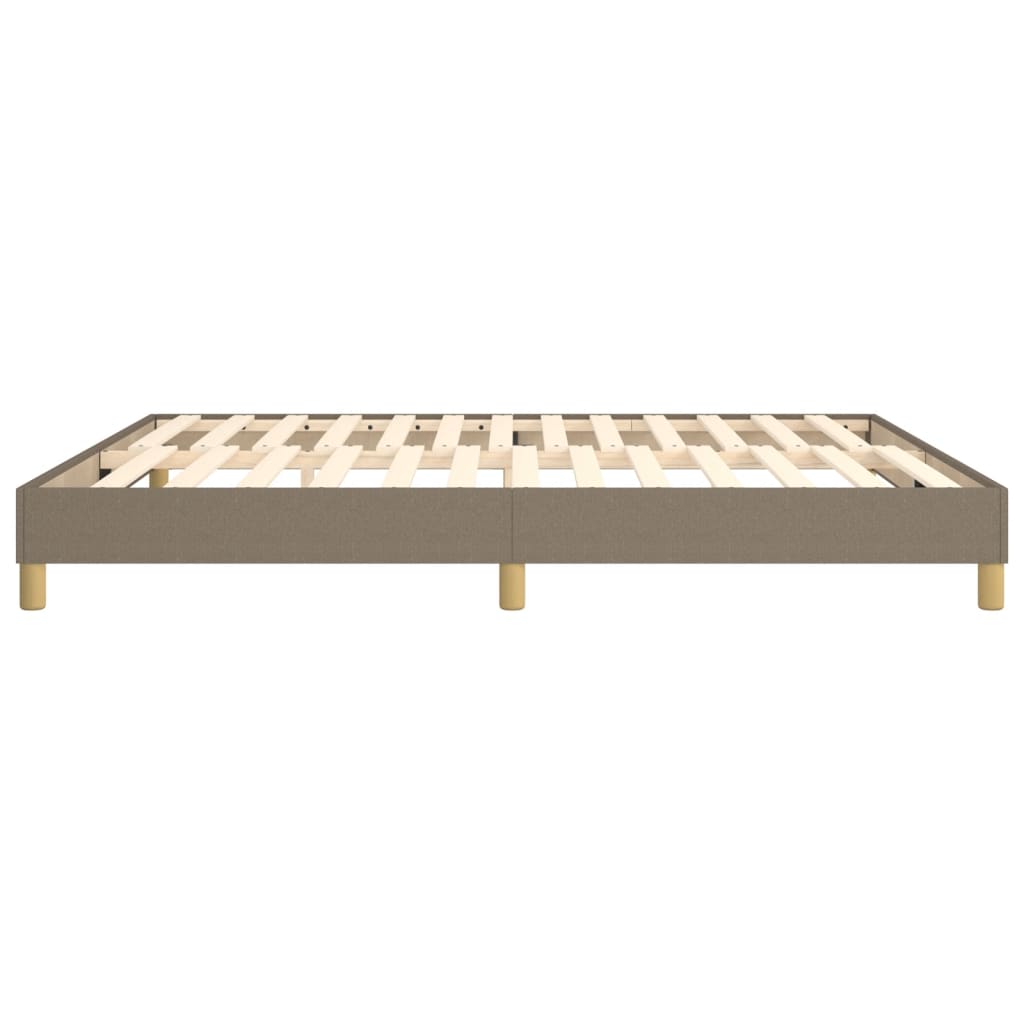 Boxspringbettgestell Taupe 180x200 cm Stoff