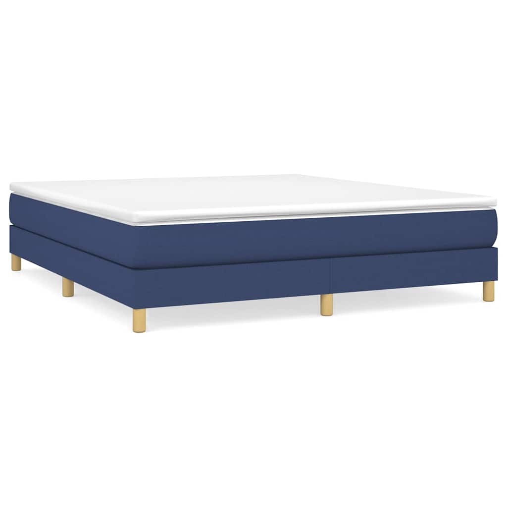 Boxspringbettgestell Blau 180x200 cm Stoff