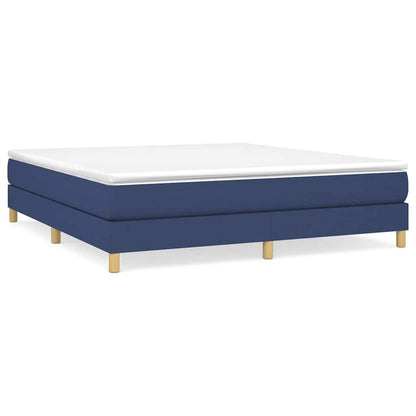 Boxspringbettgestell Blau 180x200 cm Stoff