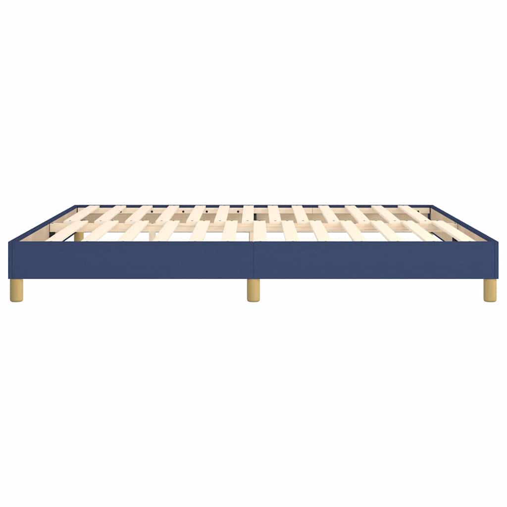 Boxspringbettgestell Blau 180x200 cm Stoff