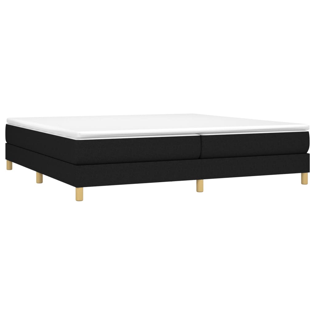 Boxspringbettgestell Schwarz 200x200 cm Stoff