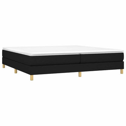 Boxspringbettgestell Schwarz 200x200 cm Stoff