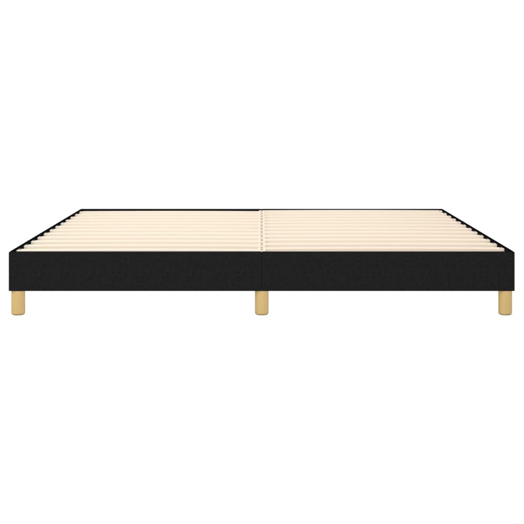 Boxspringbettgestell Schwarz 200x200 cm Stoff