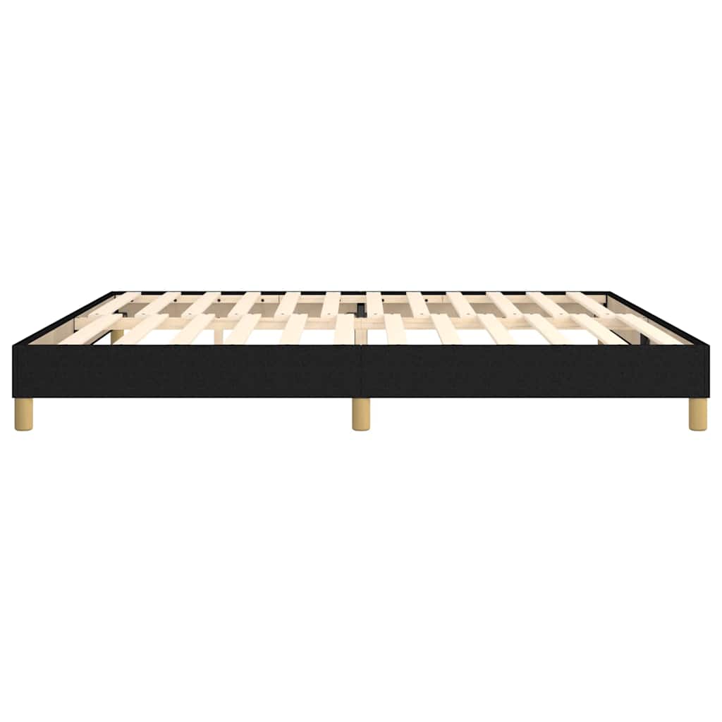 Boxspringbettgestell Schwarz 200x200 cm Stoff