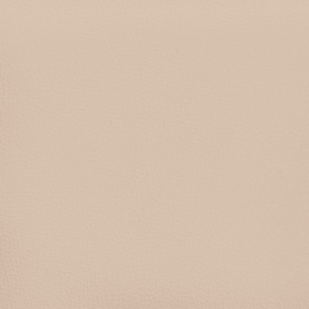Boxspringbettgestell Cappuccino-Braun 90x200 cm Kunstleder