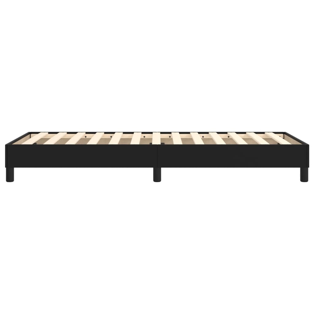 Boxspringbettgestell Schwarz 100x200 cm Kunstleder