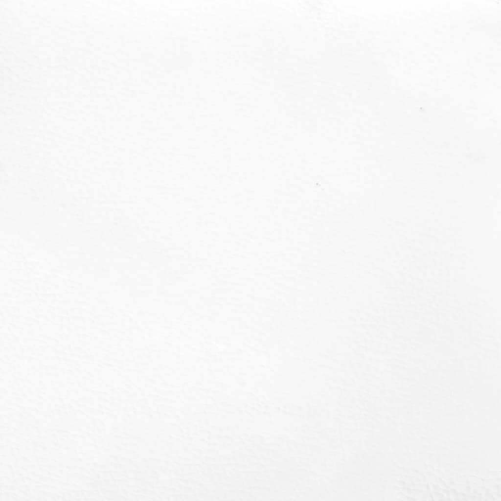 Boxspringbettgestell Weiß 100x200 cm Kunstleder
