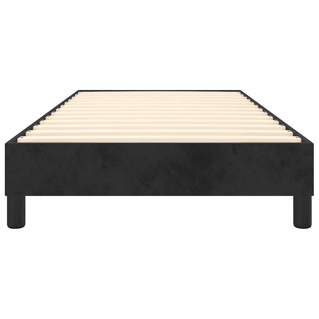 Boxspringbettgestell Schwarz 80x200 cm Samt