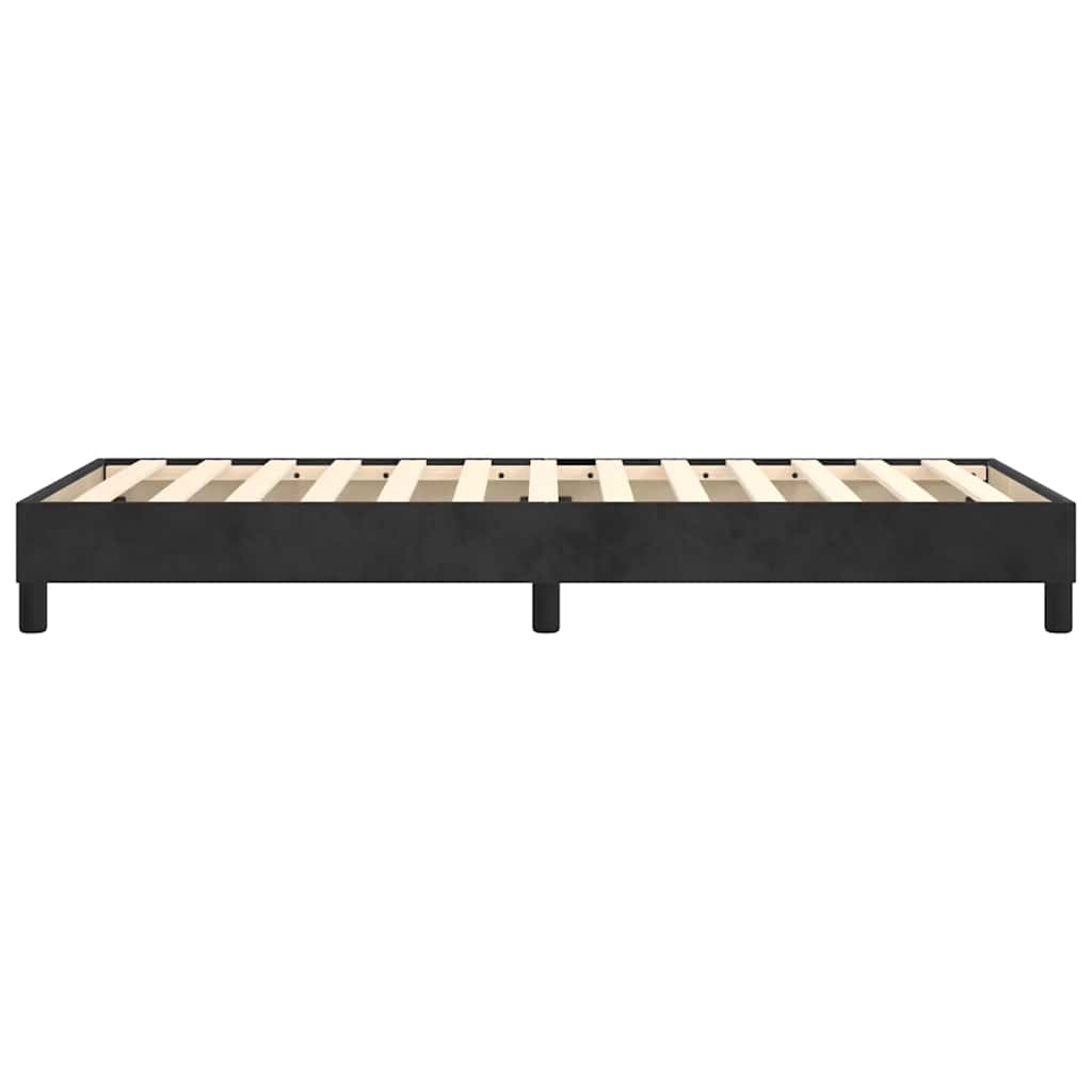 Boxspringbettgestell Schwarz 80x200 cm Samt