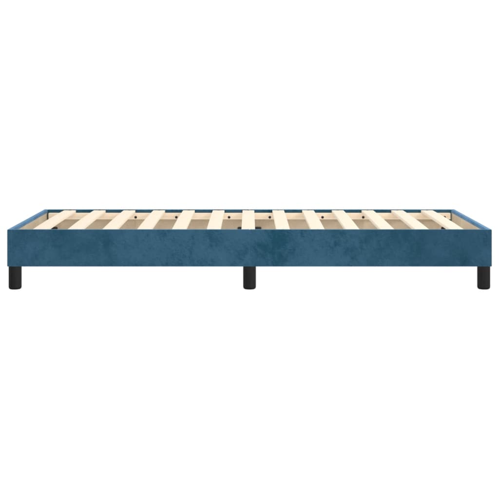 Boxspringbettgestell Dunkelblau 80x200 cm Samt
