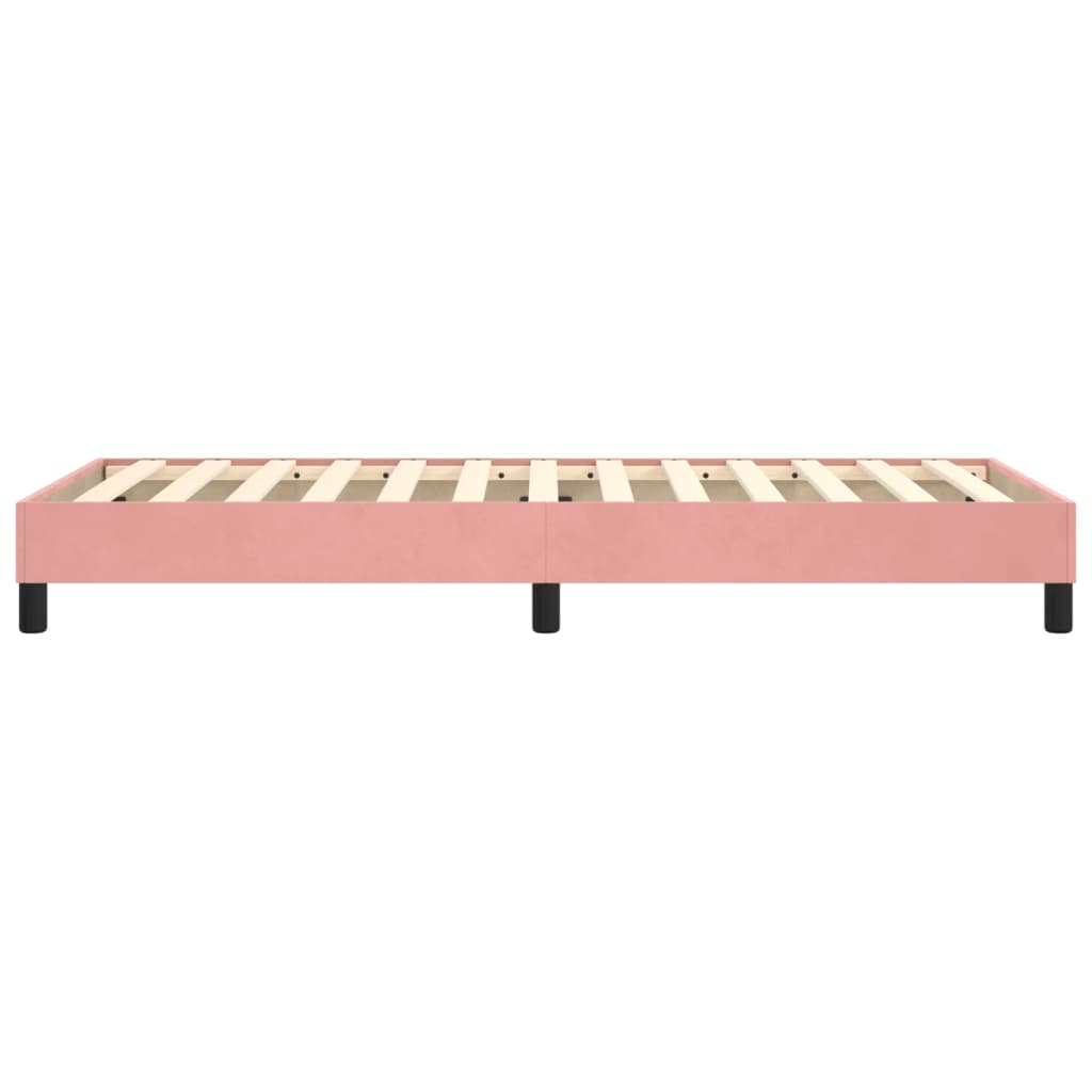 Boxspringbettgestell Rosa 80x200 cm Samt