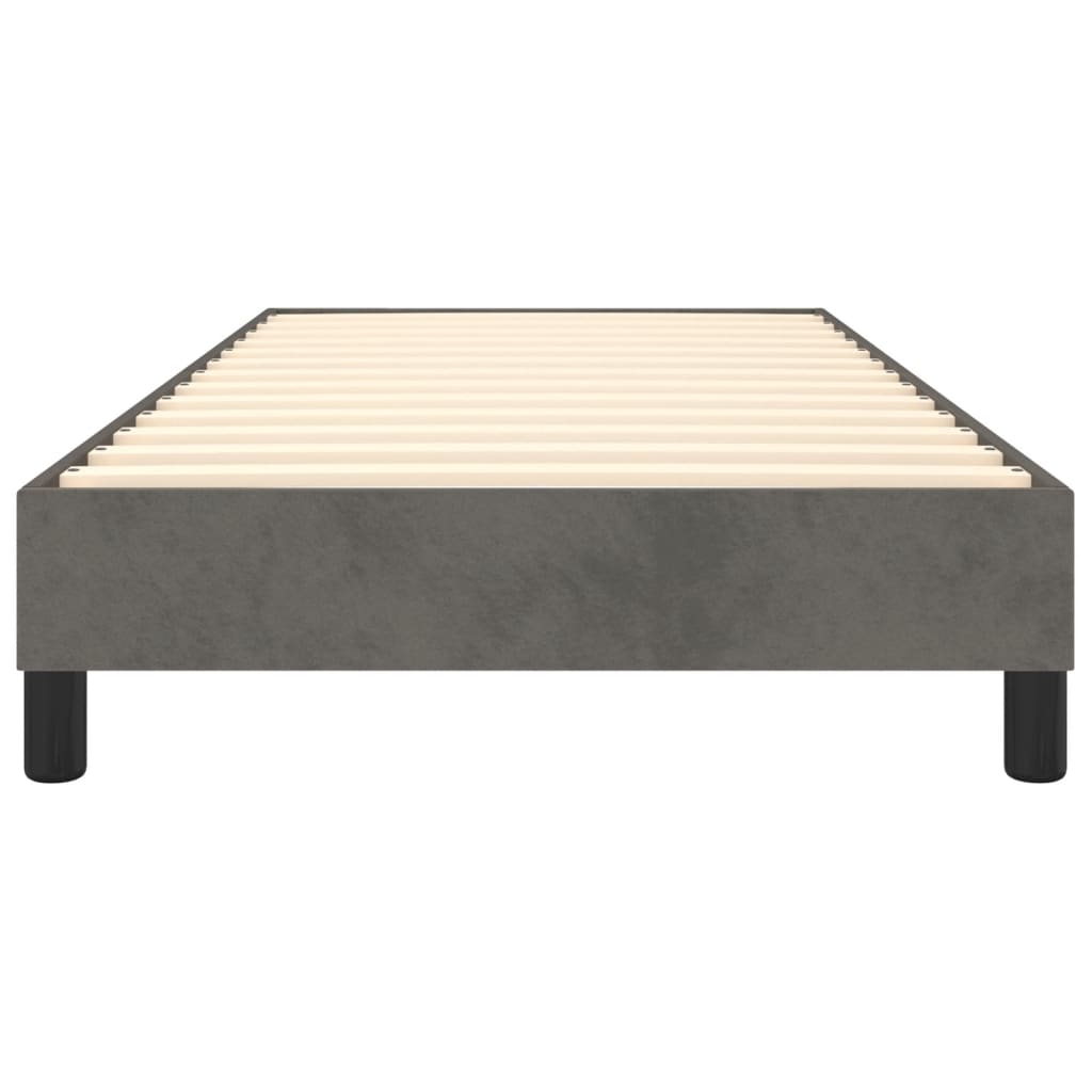 Boxspringbettgestell Dunkelgrau 90x190 cm Samt