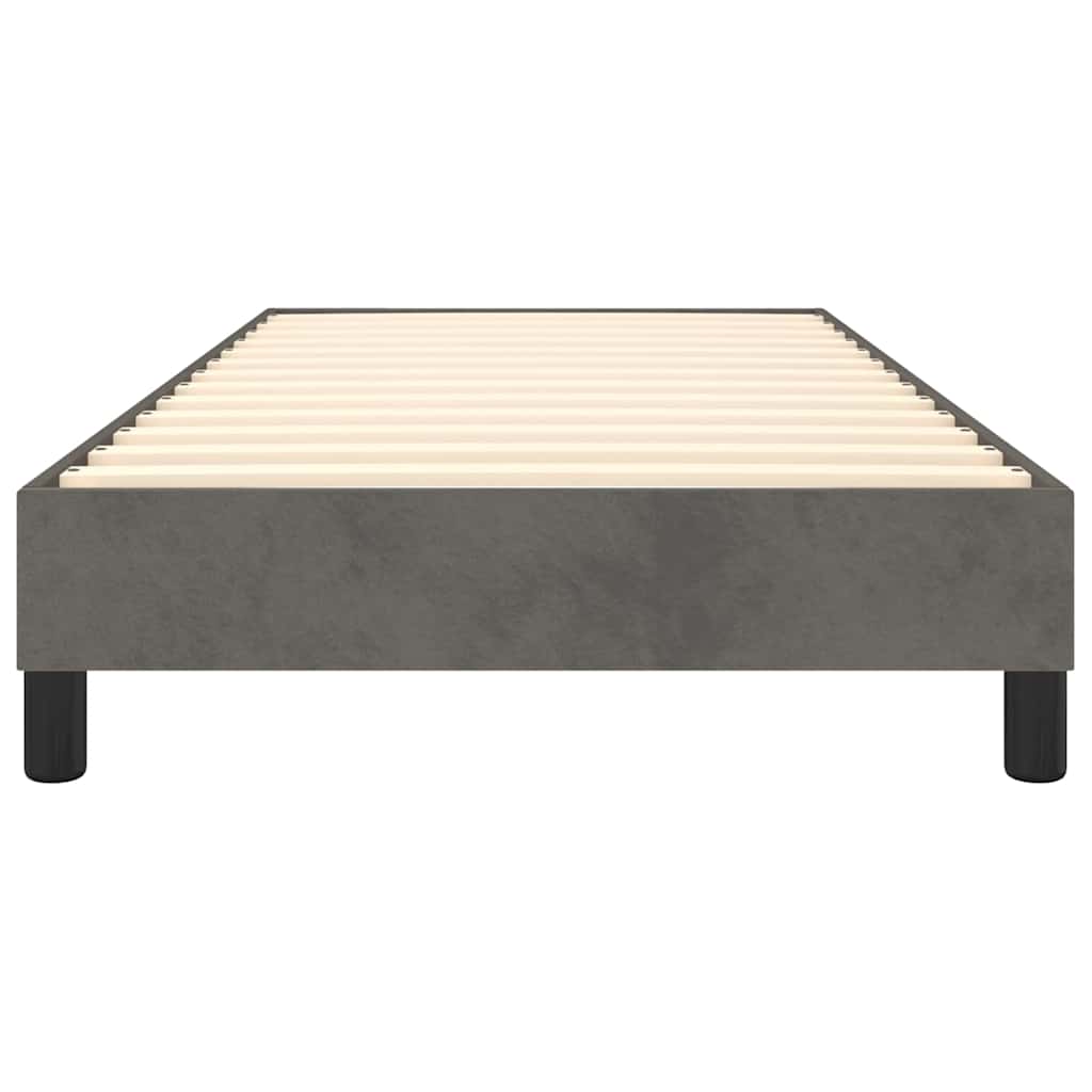 Boxspringbettgestell Dunkelgrau 90x190 cm Samt