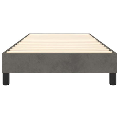 Boxspringbettgestell Dunkelgrau 90x190 cm Samt