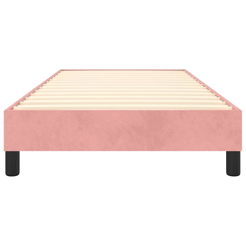 Boxspringbettgestell Rosa 90x190 cm Samt