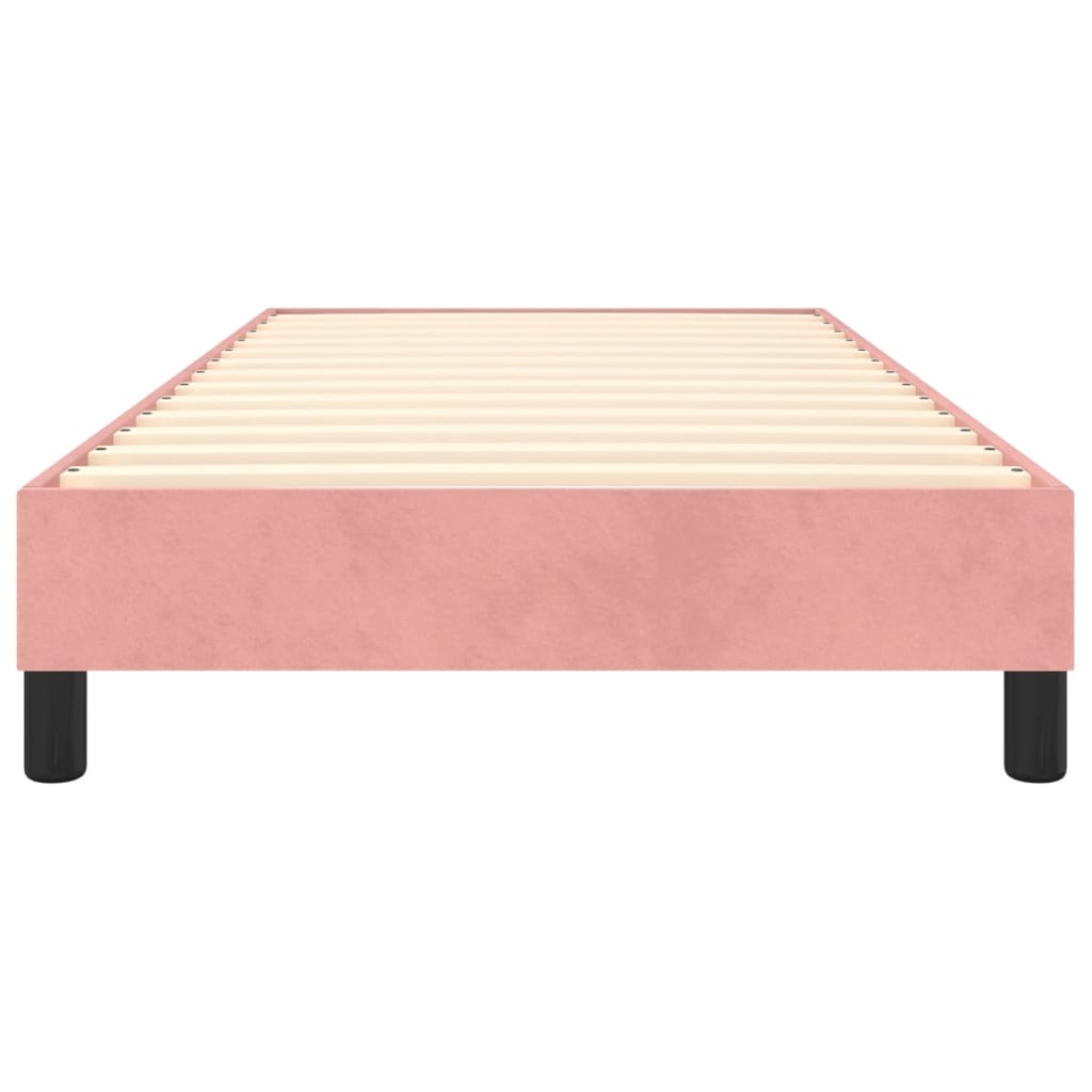 Boxspringbettgestell Rosa 90x190 cm Samt